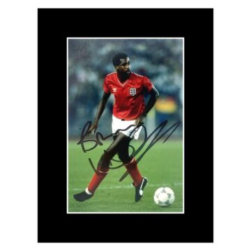 Signed Viv Anderson Photo Display - 8x6 England Genuine Autograph