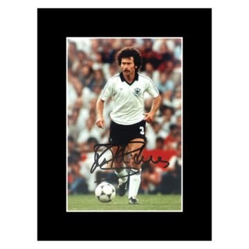 Signed Paul Breitner Photo Display - 8x6 Germany Icon