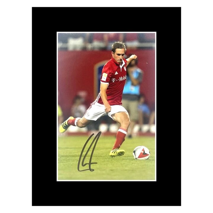 Philipp Lahm Signed Photo Display - 8x6 F.C. Bayern Munich Autograph