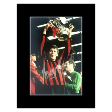 Signed Tony Book Photo Display - 8x6 FA Cup Winner 1969