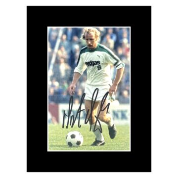 Signed Berti Vogts Photo Display - 8x6 Borussia Monchengladbach Icon