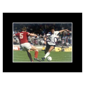 Signed Bryan Robson Photo Display - 8x6 England Icon Autograph