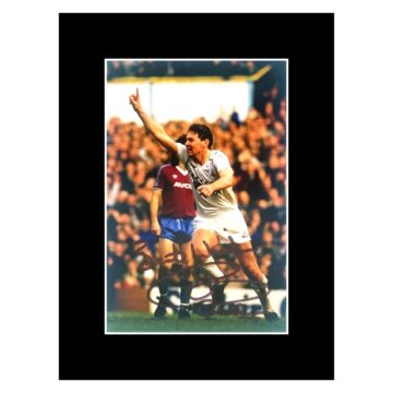 Signed Clive Allen Photo Display - 8x6 Spurs Icon Autograph
