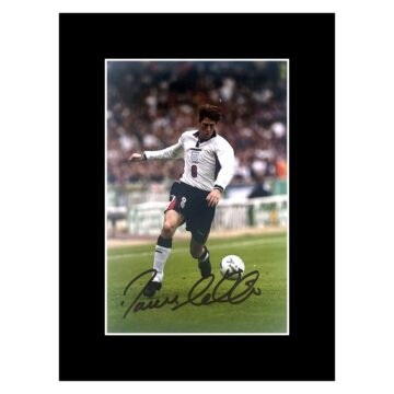 Signed Darren Anderton Photo Display - 8x6 England Icon Autograph