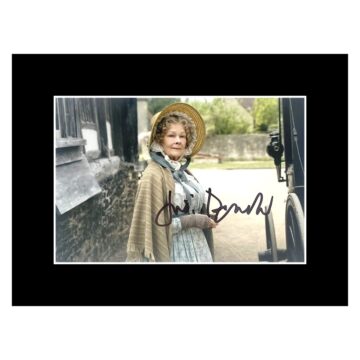 Signed Judi Dench Photo Display - 8x6 Cranford Icon Autograph