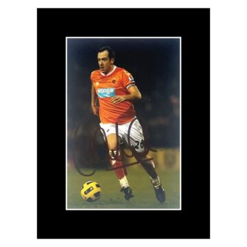 Signed Charlie Adam Photo Display - 8x6 Blackpool Icon