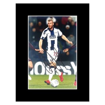 Signed Chris Brunt Photo Display - 8x6 West Brom Icon Autograph