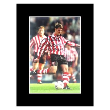 Signed Matt Le Tissier Photo Display - 8x6 Southampton F.C. Genuine Autograph