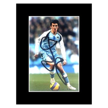 Signed Joey Barton Photo Display - 8x6 Manchester City Icon