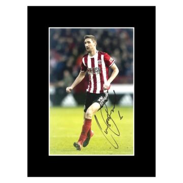 Signed Chris Basham Photo Display - 8x6 Sheffield United Autograph