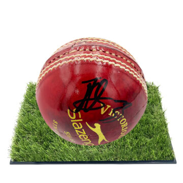 Signed Jayden Seales Framed Ball - West Indies Cricket Autograph