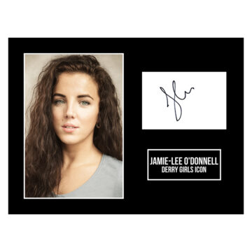 Signed Jamie-Lee O'Donnell Photo Display 16x12 - Derry Girls Icon