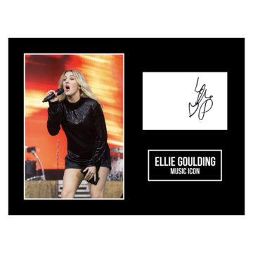 Signed Ellie Goulding Photo Display 16x12 - Music Icon Autograph
