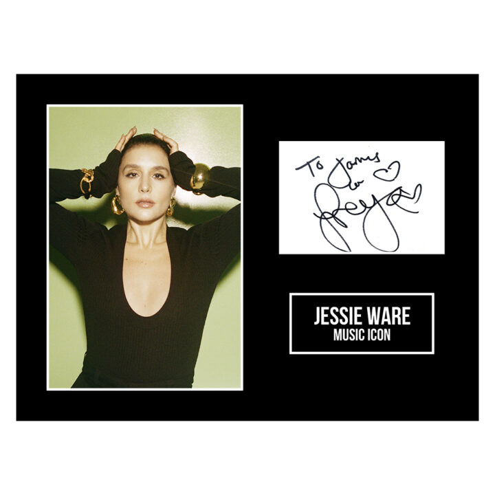 Signed Jessie Ware Photo Display 16x12 - Music Icon Autograph