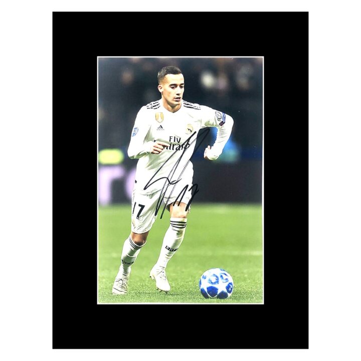 Signed Lucas Vazquez Photo Display 16x12 - Real Madrid Icon