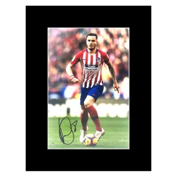 Signed Saul Photo Display 16x12 - Atletico Madrid Autograph