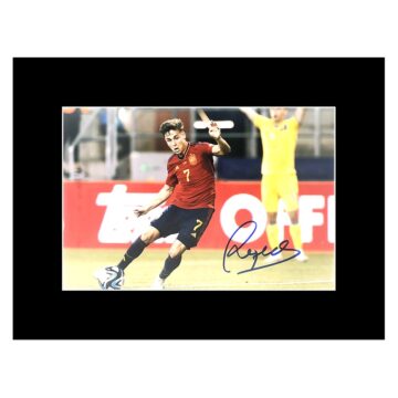 Signed Rodrigo Riquelme Photo Display 16x12 - Spain Icon Autograph