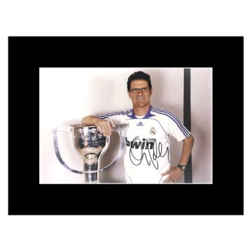 Signed Fabio Capello Photo Display 16x12 - La Liga Champion 2006/07