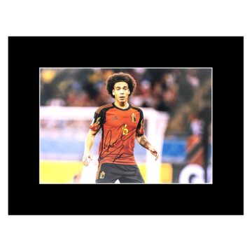Signed Axel Witsel Photo Display 16x12 - Belgium Genuine Autograph