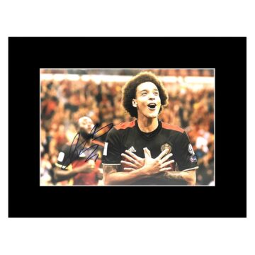 Signed Axel Witsel Photo Display 16x12 - Belgium Icon Autograph