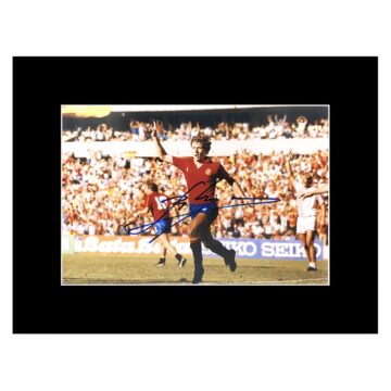 Emilio Butragueno Signed Photo Display 16x12 - Spain Genuine Autograph