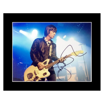 Signed Johnny Marr Photo Display 12x10 - Music Icon Autograph