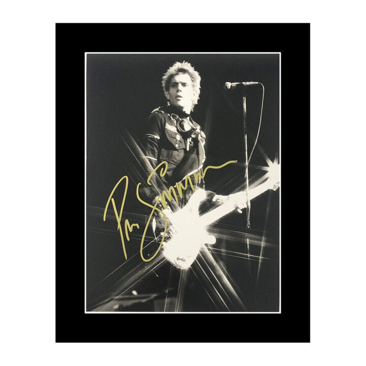Signed Paul Simonon Photo Display 12x10 - The Clash Icon Autograph