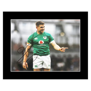 Signed Garry Ringrose Photo Display 12x10 Ireland Rugby Autograph