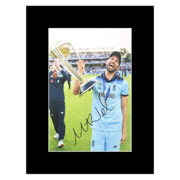 Signed Mark Wood Photo Display 16x12 - CWC Winner 2019