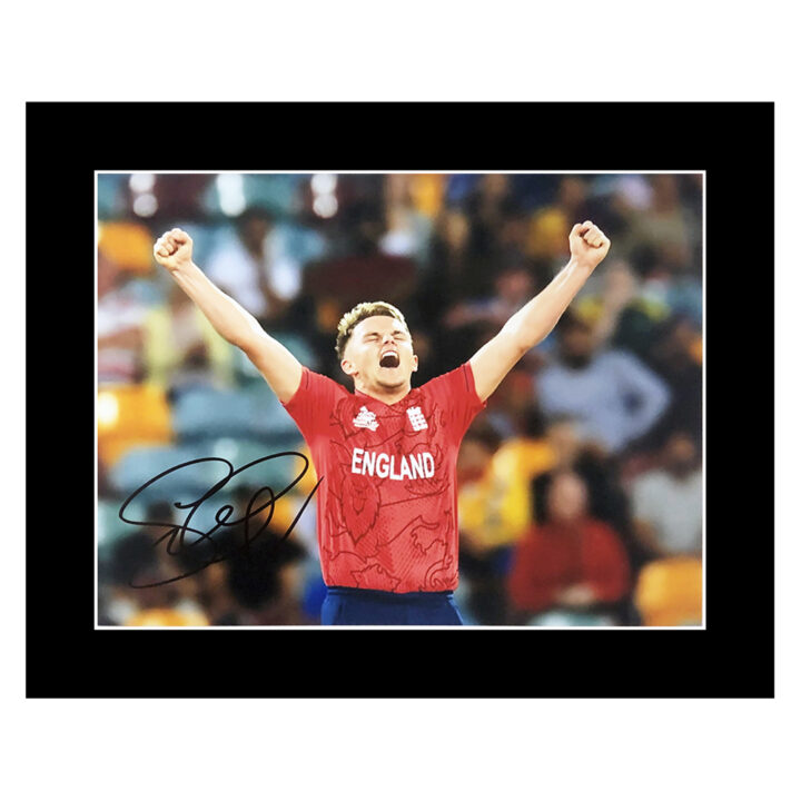 Signed Sam Curran Photo Display 12x10 - England Cricket Icon