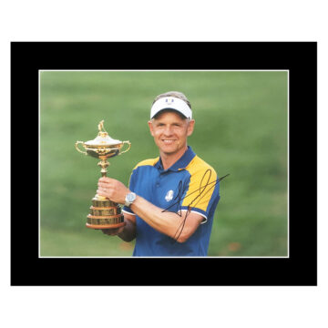Signed Luke Donald Photo Display 12x10 - Ryder Cup Winner 2023