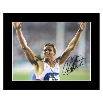 Signed Roger Black Photo Display 12×10 – Team GB Icon