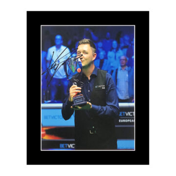 Signed Kyren Wilson Photo Display 12x10 – European Masters Champion 2022