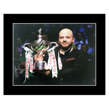 Signed Luca Brecel Photo Display 12x10 – World Snooker Championship Winner 2023