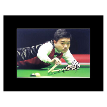 Signed Ding Junhui Photo Display 16x12 – Snooker Genuine Autograph