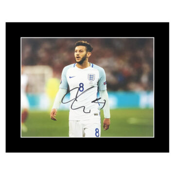 Signed Adam Lallana Photo Display 12x10 - England Icon