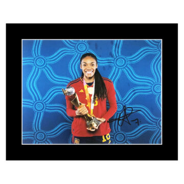 Signed Salma Paralluelo Photo Display 12x10 - Women's World Cup Winner 2023