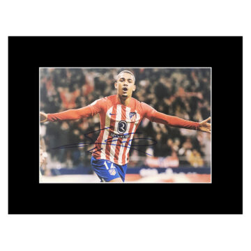 Signed Samuel Lino Photo Display 16x12 - Atletico Madrid Icon