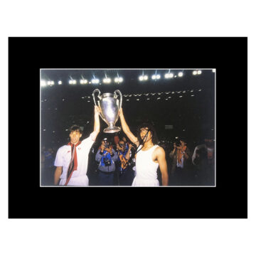 Signed Ruud Gullit Photo Display 16x12 - European Cup Winner 1990
