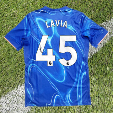 Signed Romeo Lavia Shirt - Chelsea FC 2024/25