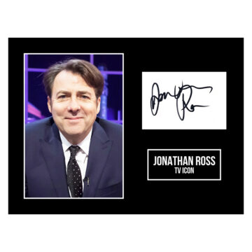 Signed Jonathan Ross Photo Display 16x12 - TV Icon Auotgraph