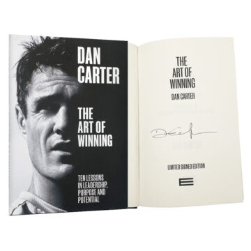 Signed Dan Carter Book - The Art Of Winning