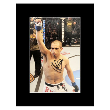 Signed Chris Cariaso Photo Display 16x12 - UFC Icon Autograph