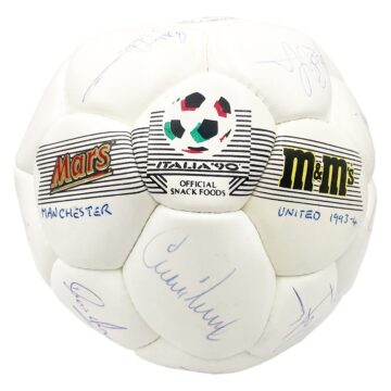 Signed Manchester United F.C. Football - Double Champions 1994