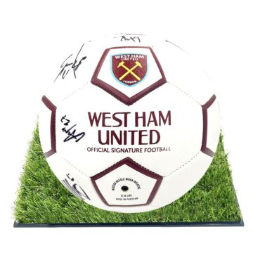 Signed West Ham United F.C. Framed Football - Conference League Champions 2023