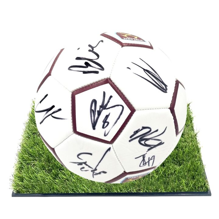 Signed West Ham United F.C. Framed Football - Conference League Champions 2023