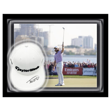 Signed Tommy Fleetwood Hat Framed Dome - PGA Tour Golf Icon