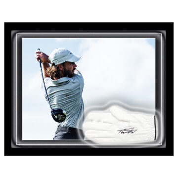 Signed Tommy Fleetwood Glove Framed Dome - PGA Tour Golf Icon