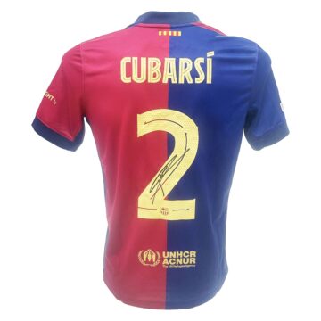 Signed Pau Cubarsi Shirt - La Liga 2024/25
