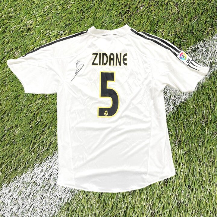 Signed Zinedine Zidane Shirt - Real Madrid Galactico